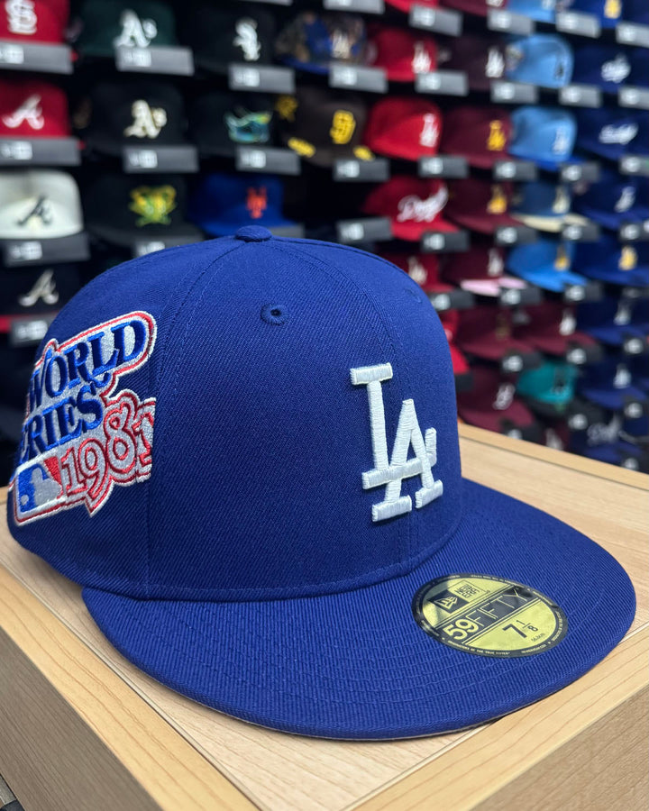 Los Angeles Dodgers Fitted New Era 59FIFTY Hidden Hit Blue Cap Hat - THE 4TH QUARTER