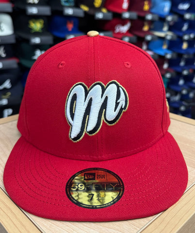 Diablos de Mexicali Fitted New Era 59Fifty LMB 2026 Home Red Hat Cap - THE 4TH QUARTER