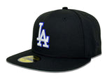 Los Angeles Dodgers Fitted New Era 59Fifty 1984 Olympic Black Cap Hat Green UV