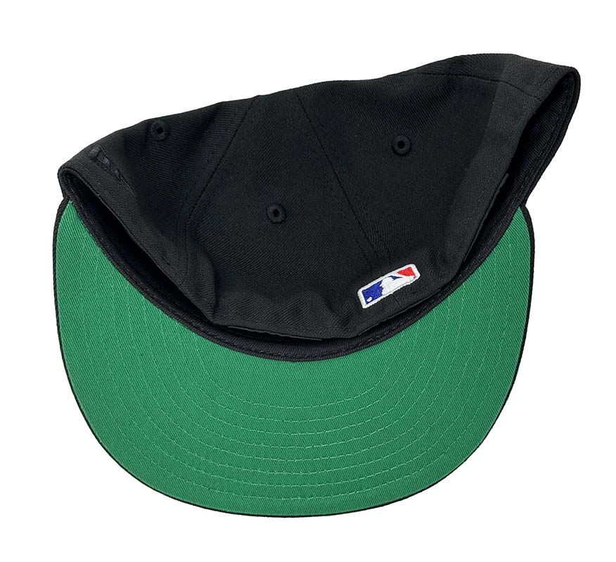 Los Angeles Dodgers Fitted New Era 59Fifty 1984 Olympic Black Cap Hat Green UV - THE 4TH QUARTER