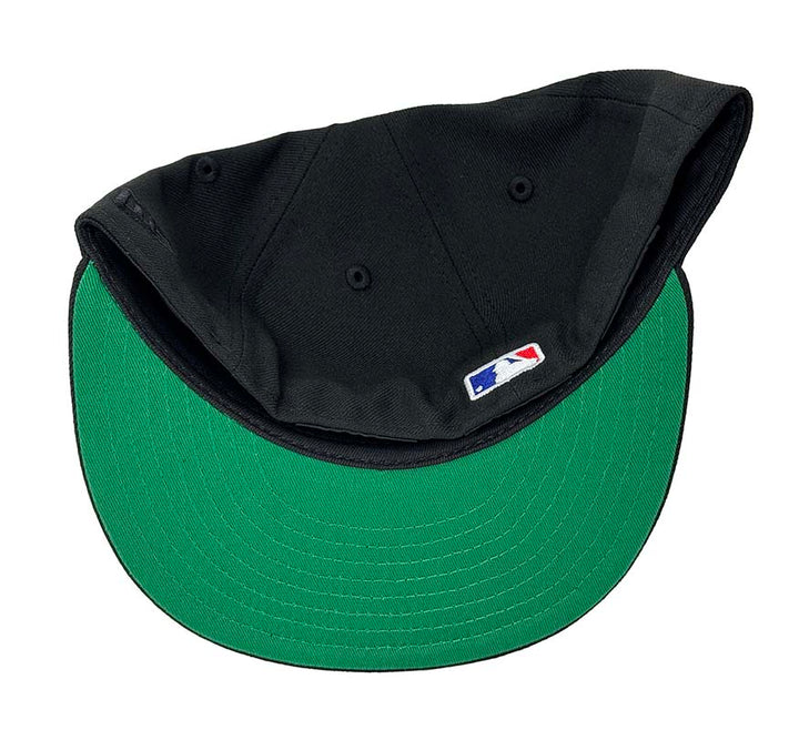 Los Angeles Dodgers Fitted New Era 59Fifty 1984 Olympic Black Cap Hat Green UV - THE 4TH QUARTER