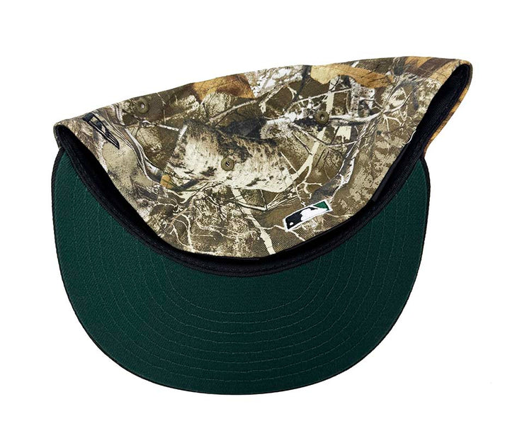 Los Angeles Dodgers New Era 59Fifty 60th Anni Realtree Black Fitted Hat Cap Green UV - THE 4TH QUARTER