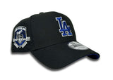 Los Angeles Dodgers Snapback 9FORTY New Era A-Frame 50th Anni Black Cap Hat Royal UV