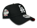 Los Angeles Dodgers Snapback 9FORTY New Era A-Frame 100th Anni Black Cap Hat Red UV
