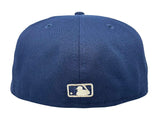 Los Angeles Dodgers Fitted New Era 59FIFTY Day of the Dead Sugar Skull Cap Hat Ocean Blue