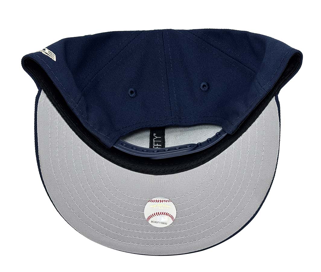 Los Angeles Dodgers Youth Snapback New Era 9Fifty Ivory Logo Ocean Blue Cap Hat - THE 4TH QUARTER