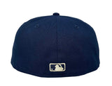 Los Angeles Dodgers Fitted New Era 59FIFTY Wordmark Cap Hat Ocean Blue