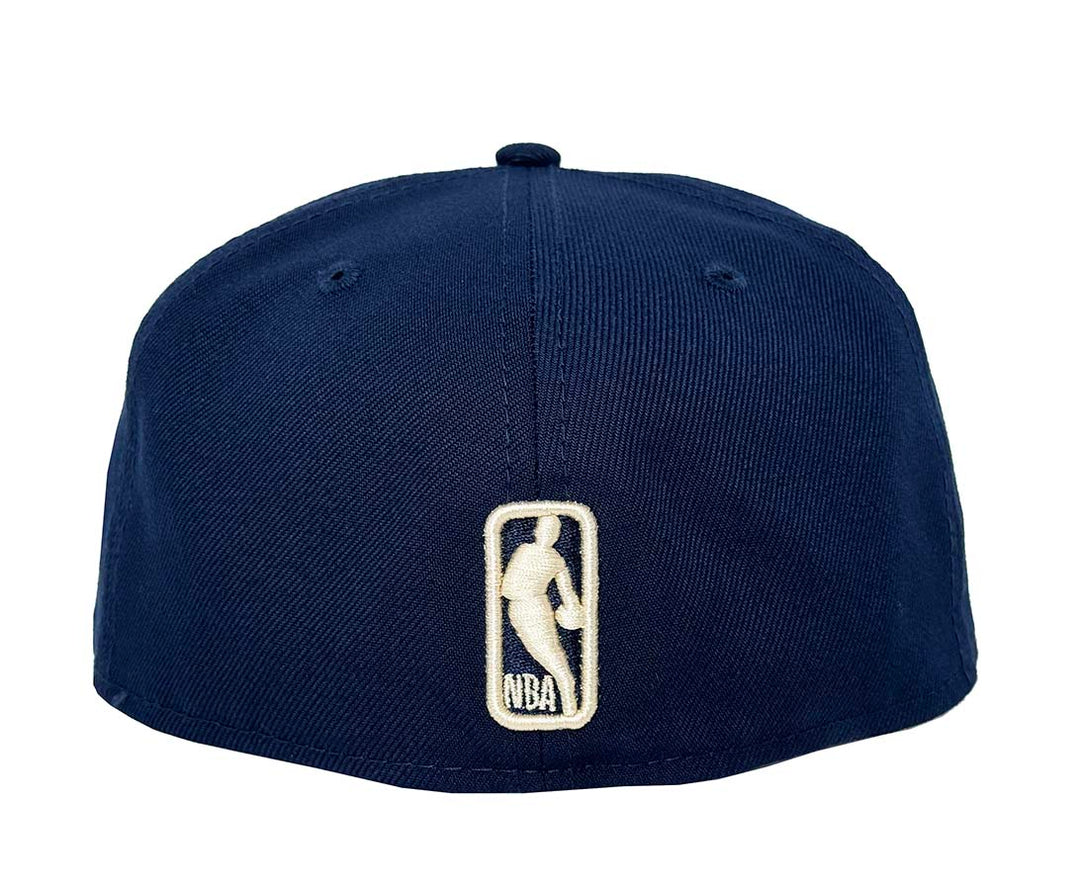 Los Angeles Lakers Fitted New Era 59FIFTY Wordmark Cap Hat Ocean Blue - THE 4TH QUARTER
