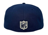 Raiders Fitted New Era 59FIFTY Cap Hat Ocean Blue