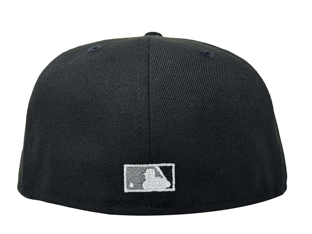 Los Angeles Dodgers Fitted New Era 59Fifty Fly Ball Black Cap Hat Grey UV - THE 4TH QUARTER
