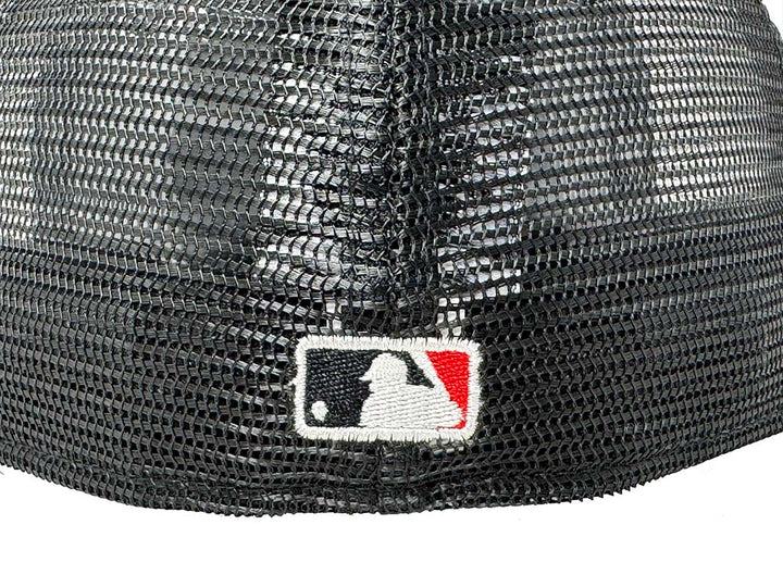 Los Angeles Dodgers Fitted New Era 59Fifty Classic Mesh Trucker Black Cap Hat - THE 4TH QUARTER