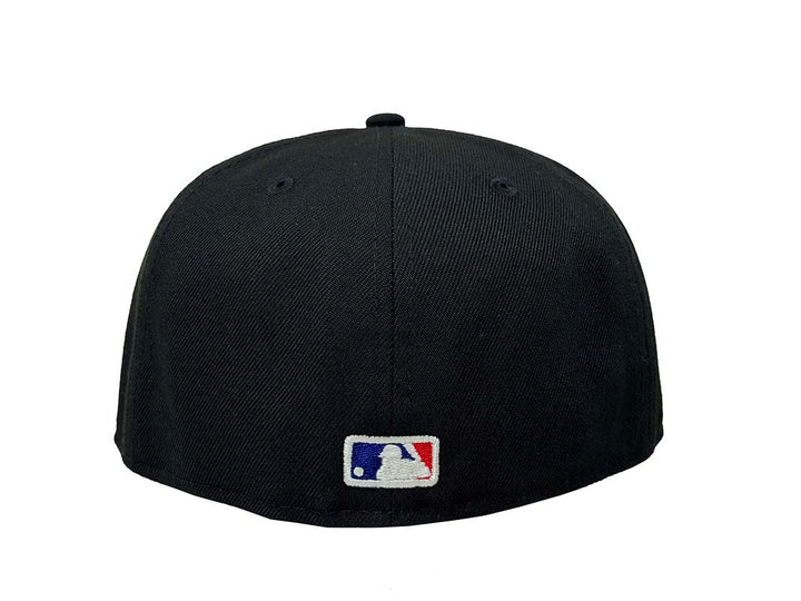 Los Angeles Dodgers New Era Fitted 59Fifty Dodger Dog Mascot Black Cap Hat Blue UV - THE 4TH QUARTER