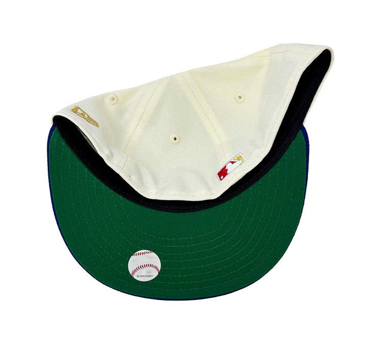 Los Angeles Dodgers Fitted New Era 59Fifty 1984 Olympic Chrome Blue Hat Green UV - THE 4TH QUARTER