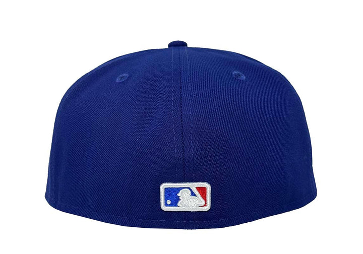 Dodgers Fitted New Era 59FIFTY Day of the Dead Sugar Skull Blue Cap Hat GREY UV - THE 4TH QUARTER