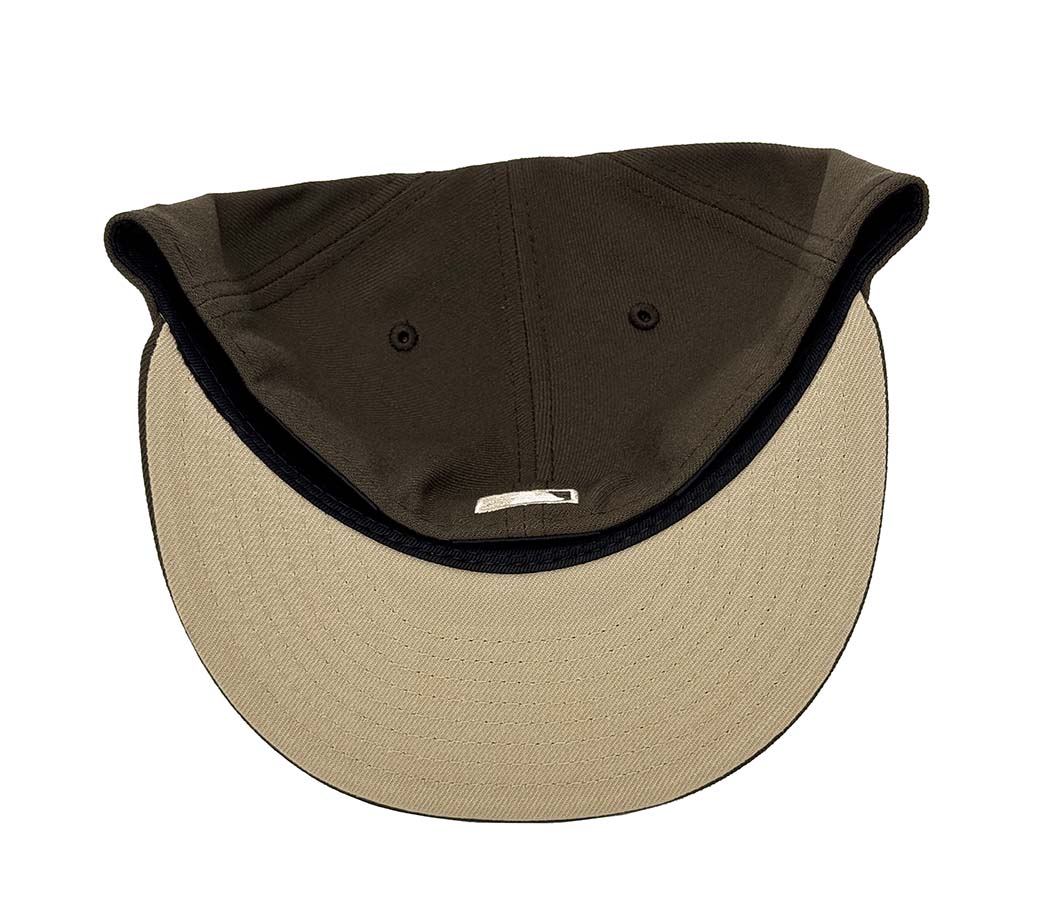 Los Angeles Dodgers Fitted 59FIFTY New Era Ivory Logo Brown Cap Hat Camel UV - THE 4TH QUARTER