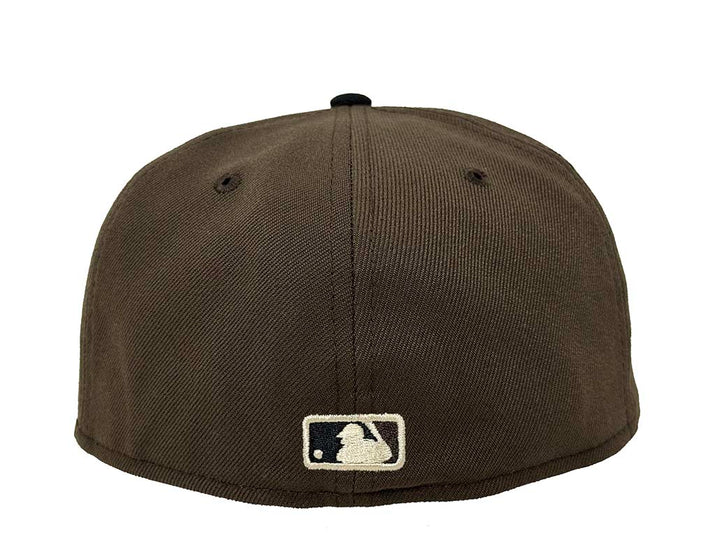 Los Angeles Dodgers Fitted 59FIFTY New Era Ivory Logo Brown Black Cap Hat Green UV - THE 4TH QUARTER