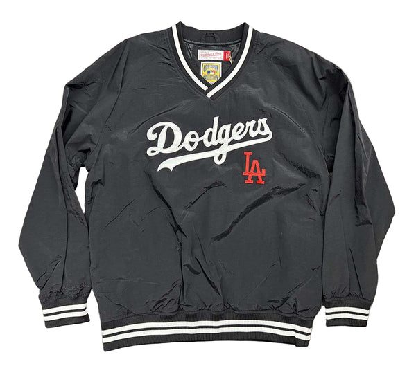 Los Angeles Dodgers Mens Jacket Pullover Mitchell & Ness