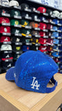 Los Angeles Dodgers Strapback '47 Brand Clean Up Adjustable Womens Royal Dazzle Hat Cap