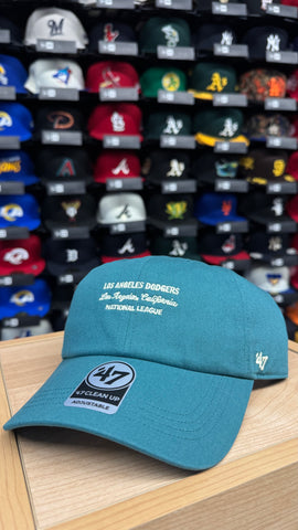 Los Angeles Dodgers Strapback '47 Brand Clean Up Dark Cyan