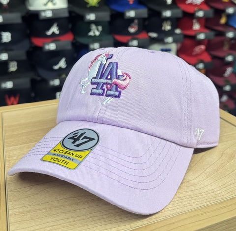 Los Angeles Dodgers Kids 4-7 Strapback '47 Brand Clean Up Adjustable Cap Hat