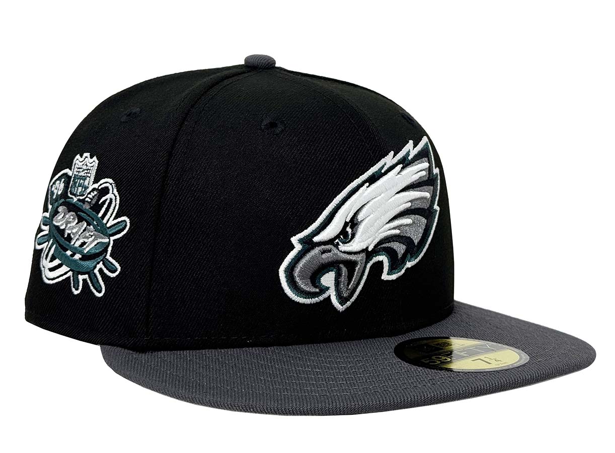 Philadelphia Eagles Fitted New Era 59Fifty 1996 Draft Black 