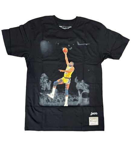 Los Angeles Lakers Mens T-Shirt Mitchell & Ness Magic Johnson Moments Tee Black