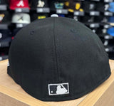 Los Angeles Dodgers New Era 59Fifty 100th Anni Black Grey Fitted Hat Cap Green UV