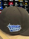 Los Angeles Dodgers Fitted New Era 59Fifty Blue Heaven Brown Cap Hat Grey UV