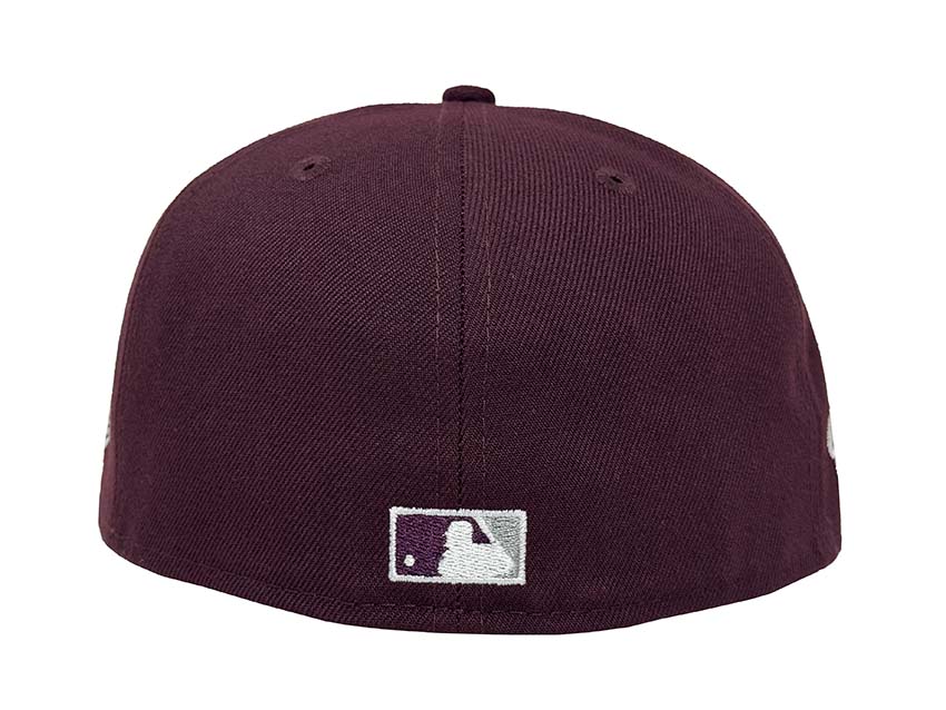 Los Angeles Dodgers Fitted New Era 59Fifty 1988 World Series Maroon Cap Hat Grey UV - THE 4TH QUARTER
