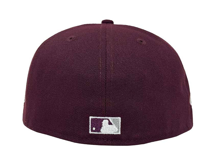 Los Angeles Dodgers Fitted New Era 59Fifty 1988 World Series Maroon Cap Hat Grey UV - THE 4TH QUARTER