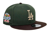 Los Angeles Dodgers Snapback New Era 9Fifty 100 Anni Seaweed Brown Cap Hat Camel UV