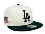 Los Angeles Dodgers Snapback New Era 9Fifty 1981 World Series Chrome Green Cap Hat Red UV