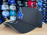Los Angeles Dodgers Snapback 9Forty New Era A-Frame 8X Ring Black Cap Hat Grey UV