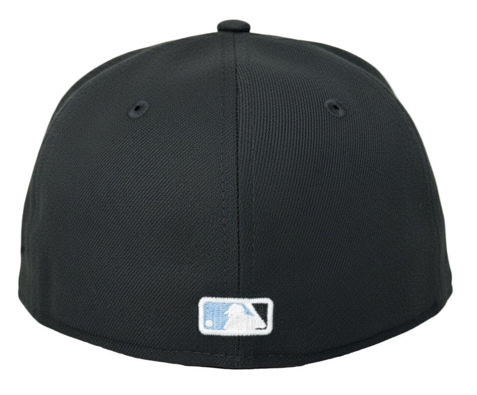 Los Angeles Dodgers Fitted New Era 59Fifty 8X Ring Black Cap Hat Sky UV - THE 4TH QUARTER