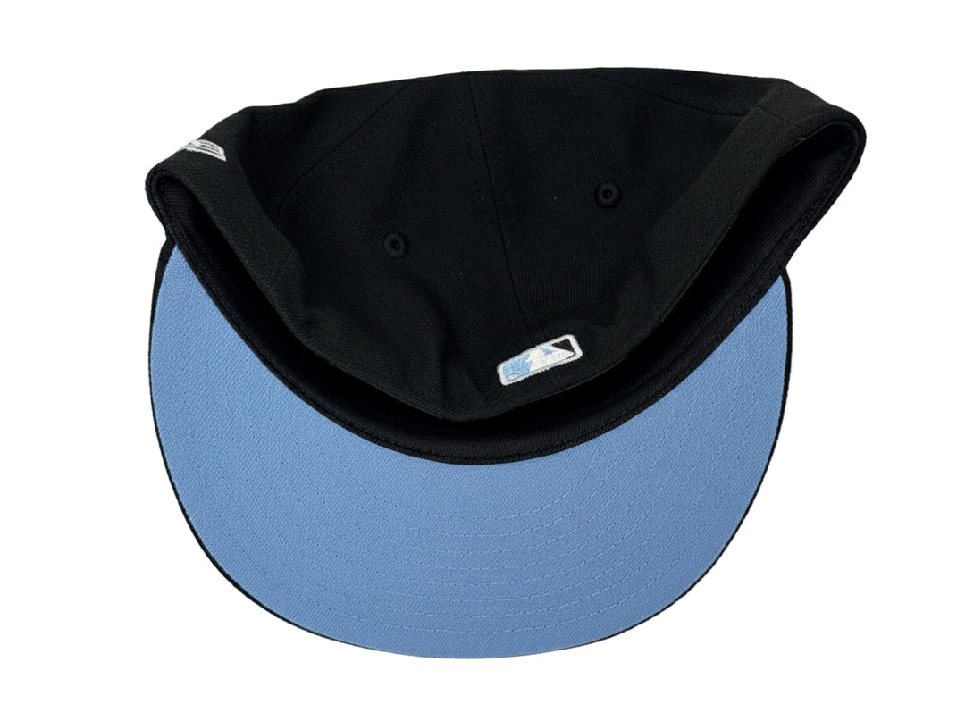 Los Angeles Dodgers Fitted New Era 59Fifty 8X Ring Black Cap Hat Sky UV - THE 4TH QUARTER
