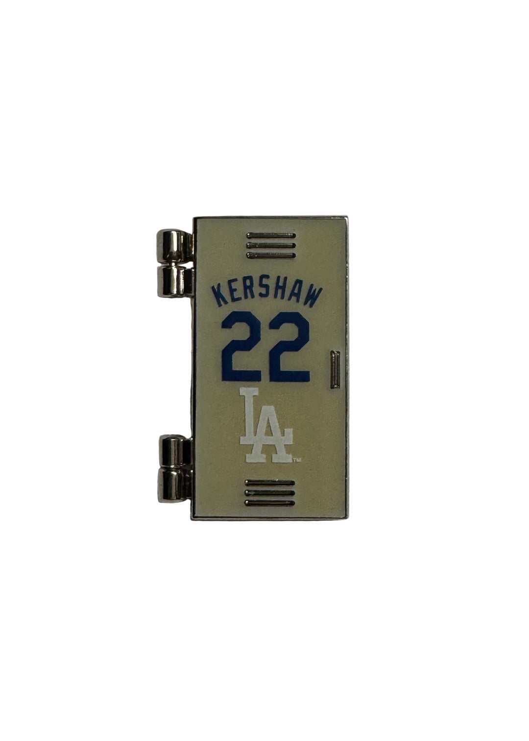 Los Angeles Dodgers Clayton Kershaw Locker Collectors Lapel Pin - THE 4TH QUARTER