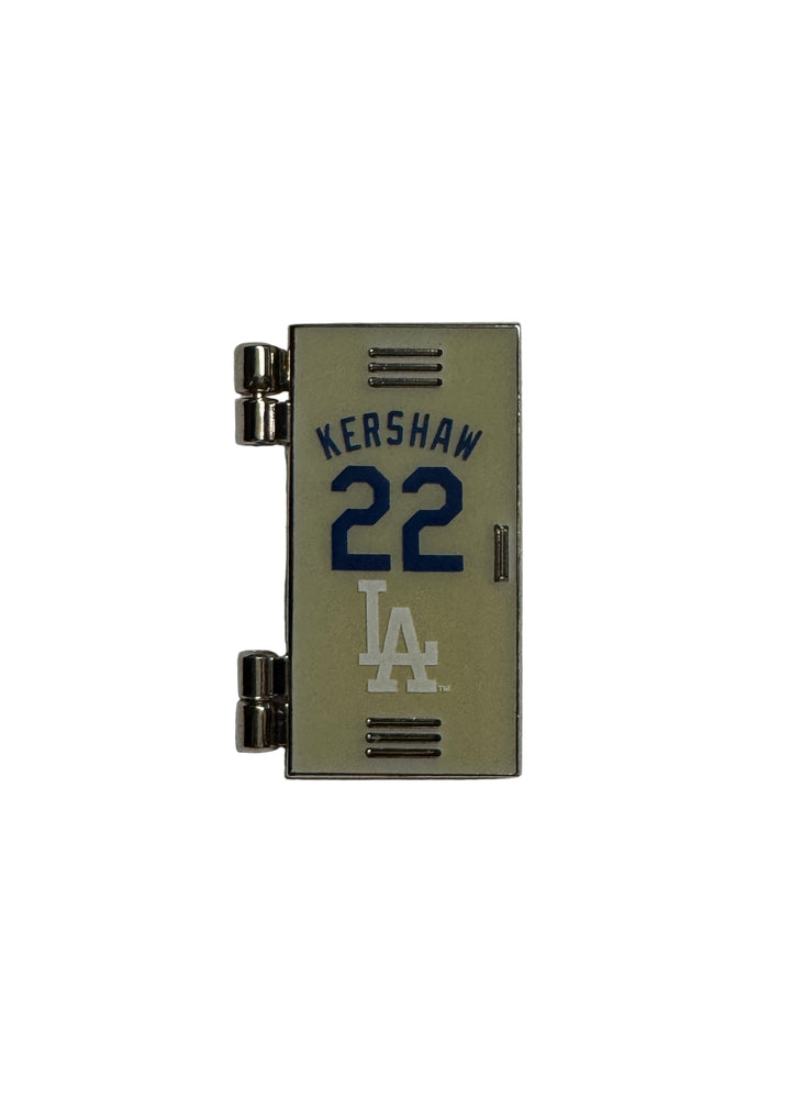 Los Angeles Dodgers Clayton Kershaw Locker Collectors Lapel Pin - THE 4TH QUARTER