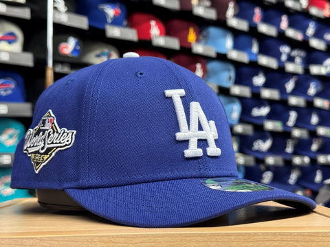 Los Angeles Dodgers Snapback New Era 2025 World Series 9FORTY M-Crown Adjustable Hat - Blue