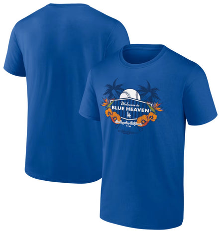 Los Angeles Dodgers Mens 2025 World Series Champions Hometown T-Shirt - Blue