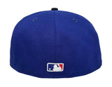 Los Angeles Dodgers Fitted New Era 59Fifty Tokyo Series Sunrise Patch Blue Black Hat