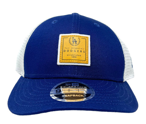 Los Angeles Dodgers Snapback 9Fifty New Era Low Profile Trucker Court Sport Patch Cap Hat