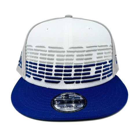 Los Angeles Dodgers Snapback New Era 9Fifty Throwback Grey Blue Cap Hat