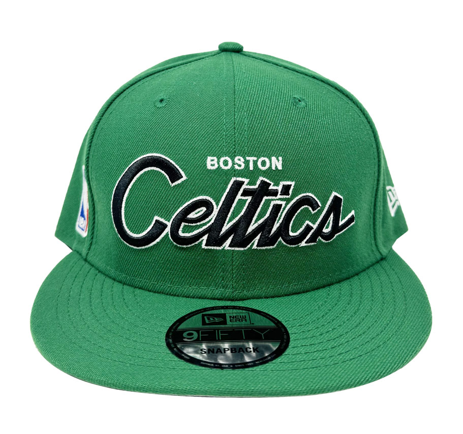 Boston Celtics Snapback New Era 9Fifty Script Up Green Cap Hat - THE 4TH QUARTER