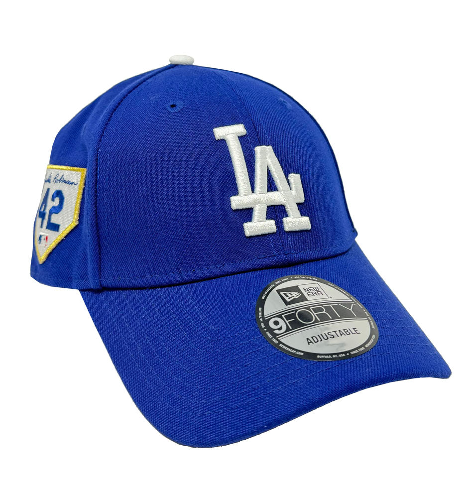 Official Los Angeles Dodgers Blue Hat - Adjustable Velcro Back, 3D Embroidered Logo, One Size Fits Most - View #9