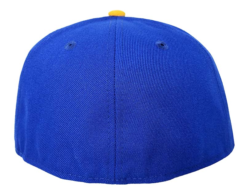 Charros De Jalisco Fitted New Era 59Fifty LMP Blue Gold Hat Cap Grey UV - THE 4TH QUARTER