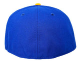 Charros De Jalisco Fitted New Era 59Fifty LMP Blue Gold Hat Cap Grey UV
