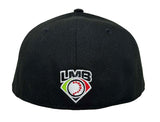 Charros De Jalisco Fitted New Era 59Fifty LMP Black Hat Cap Grey UV - THE 4TH QUARTER
