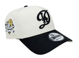 Los Angeles Dodgers Snapback 9Forty New Era A-Frame City Connect Logo Hat Cap Stone Black