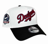 Los Angeles Dodgers Snapback 9Forty New Era A-Frame 60th Anni Wordmark White Black Hat Cap
