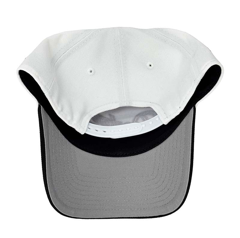 Los Angeles Dodgers Snapback 9Forty New Era A-Frame 60th Anni Wordmark White Black Hat Cap - THE 4TH QUARTER